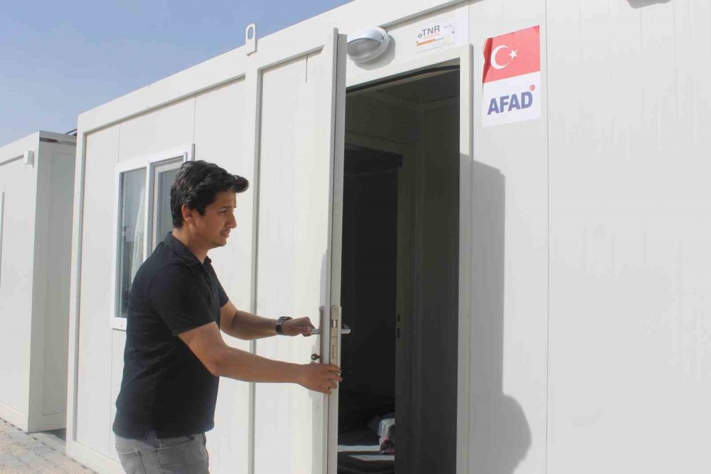 Osmaniye’de aileler konteyner kente yerleşmeye başladı