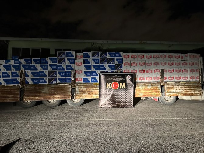 Konya'da 9 milyon makaron ele geçirildi