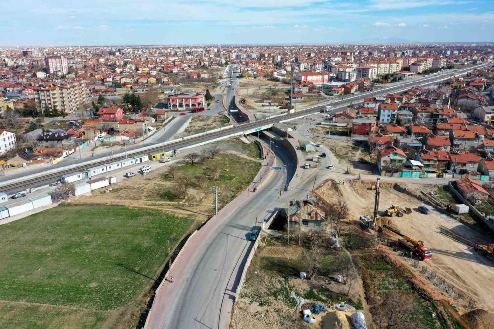 Konya'da trafiği rahatlatacak üç cadde ve altgeçit bu yıl hizmete girecek