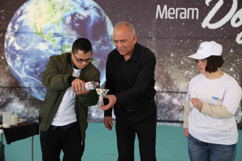 Özel çocuklar Meram’da unutulmaz bir gün yaşadı