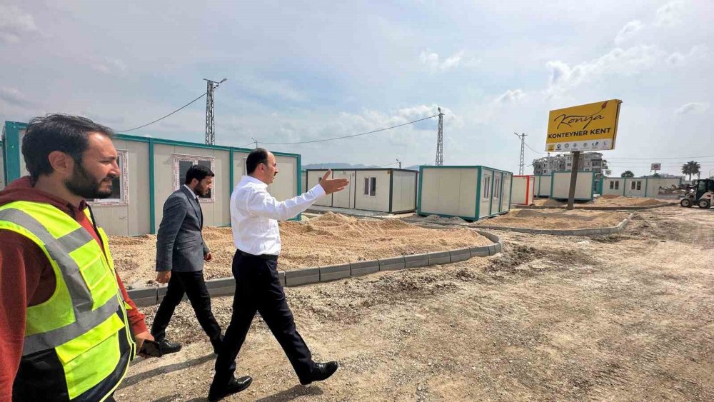 Hatay’da Konya Konteyner Kent’in ilk etabı tamamlanmak üzere