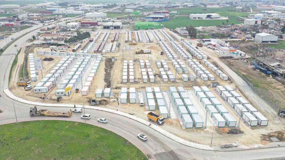Hatay’da Konya Konteyner Kent’in ilk etabı tamamlanmak üzere