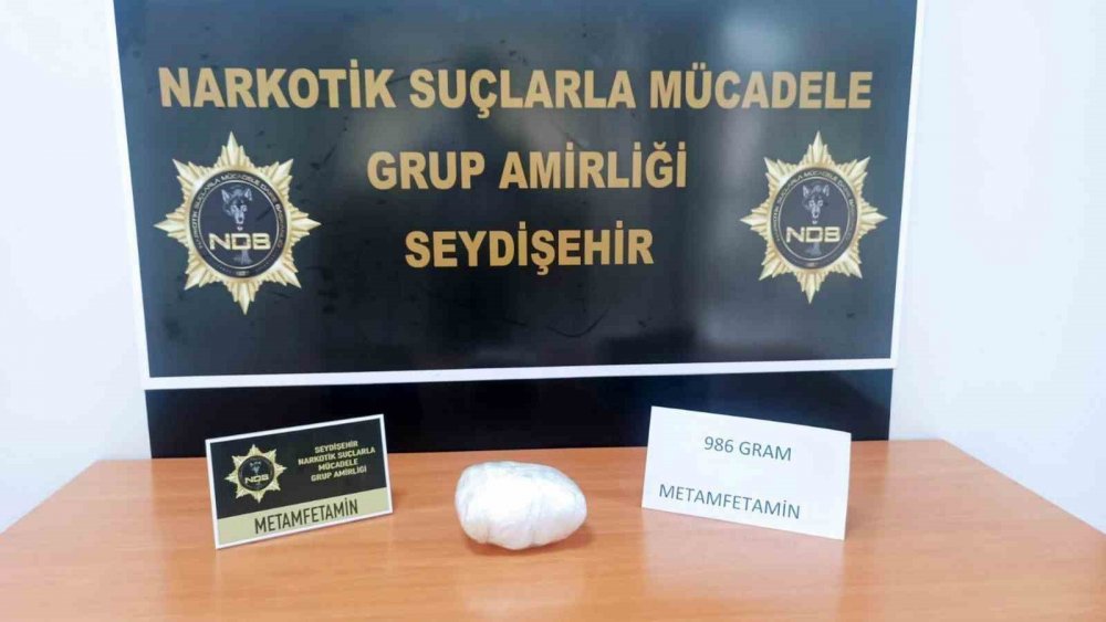 Konya'da 1 kilo sentetik uyuşturucuyla yakalanan şahıs tutuklandı