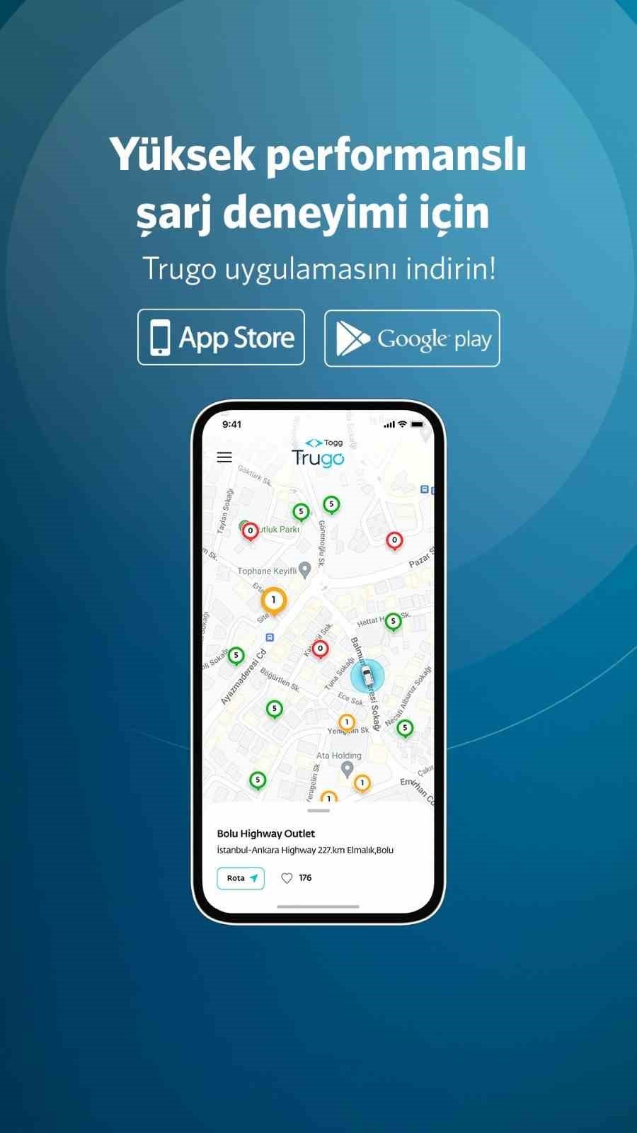 Togg, sorunsuz şarj için Trugo’nun mobil uygulamasını hizmete sundu