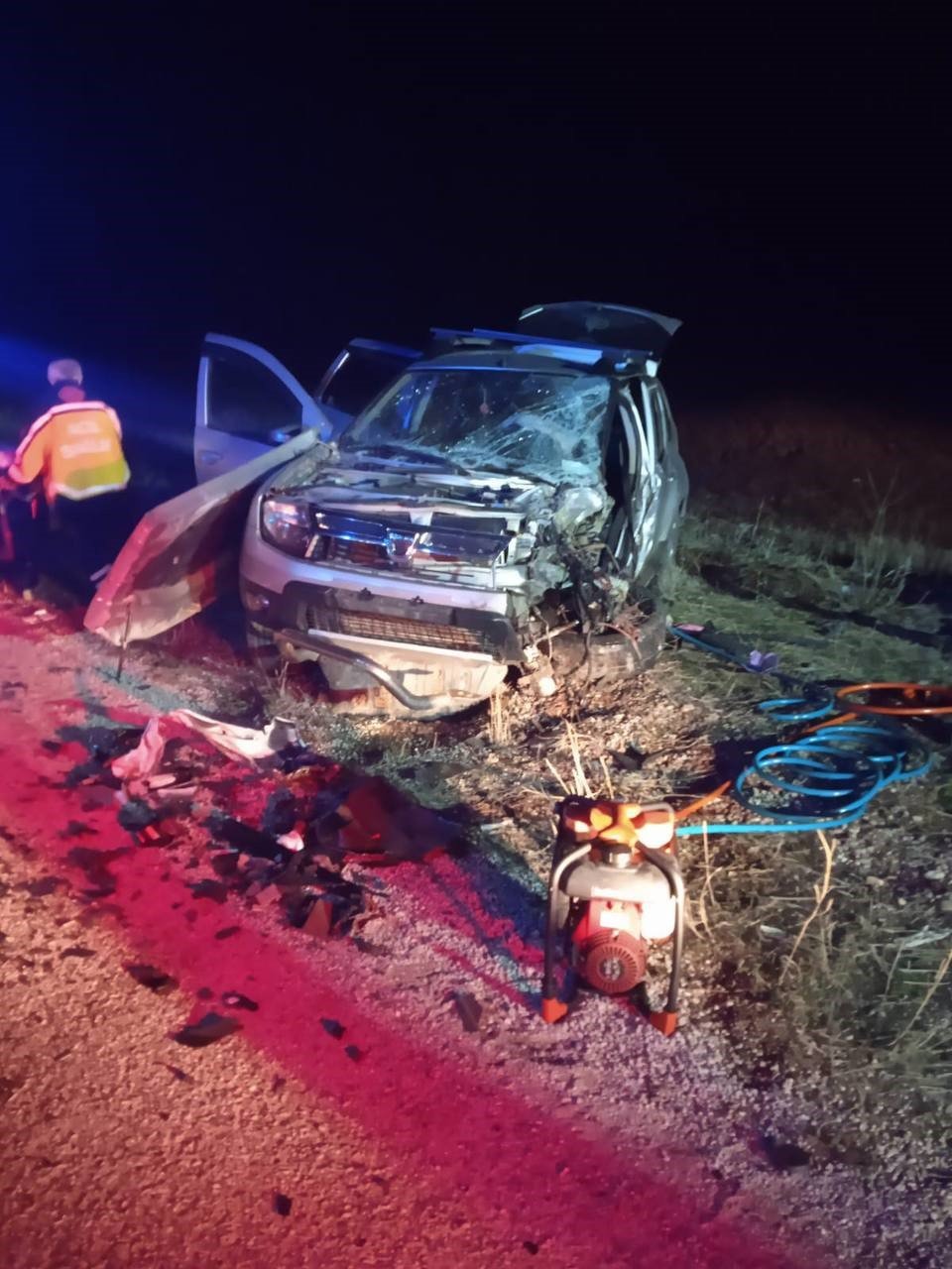 Otomobil ile cip çarpıştı! 2 yaralı