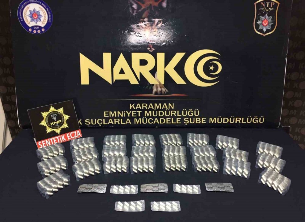 Karaman’da uyuşturucu operasyonunda 4 gözaltı
