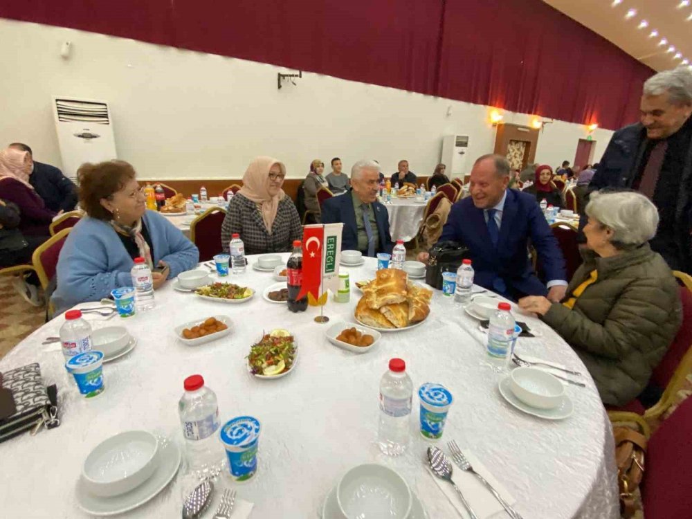 Konya Ereğli’de gaziler ve şehit aileleri için iftar