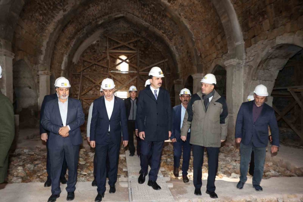 Konya'nın ilçesinde Raziye Sultan Hanı restorasyonu başladı