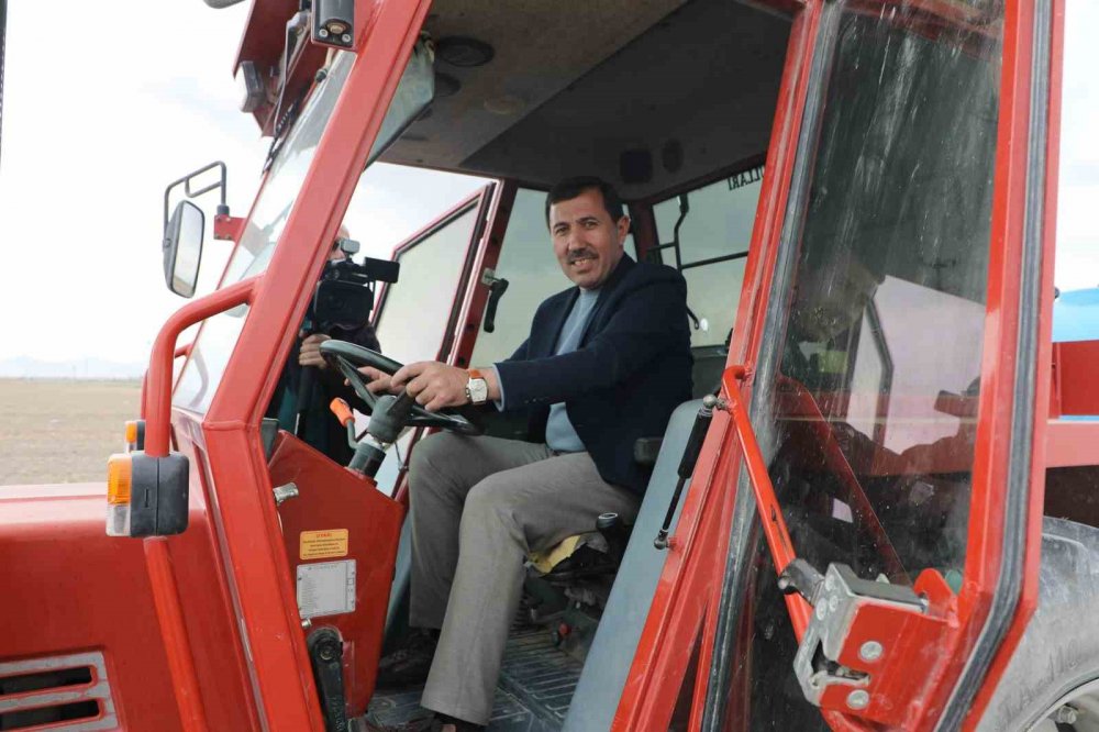 Konya'da iki belediyeden iş birliği! 350 bin kilo nohut hasadı bekleniyor