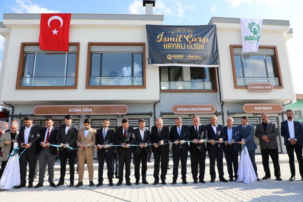Karatay'ın mahallesinde çarşı ve ekmek fırını açıldı