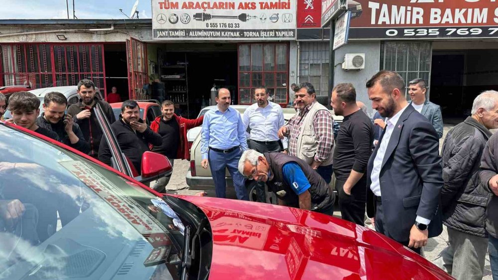 Konya'da sanayi esnafı TOGG'u yakından inceledi
