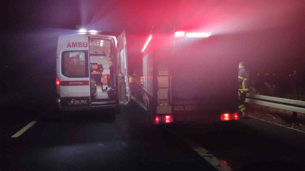 Otoyolda feci kaza, genç kadın hayatını kaybetti