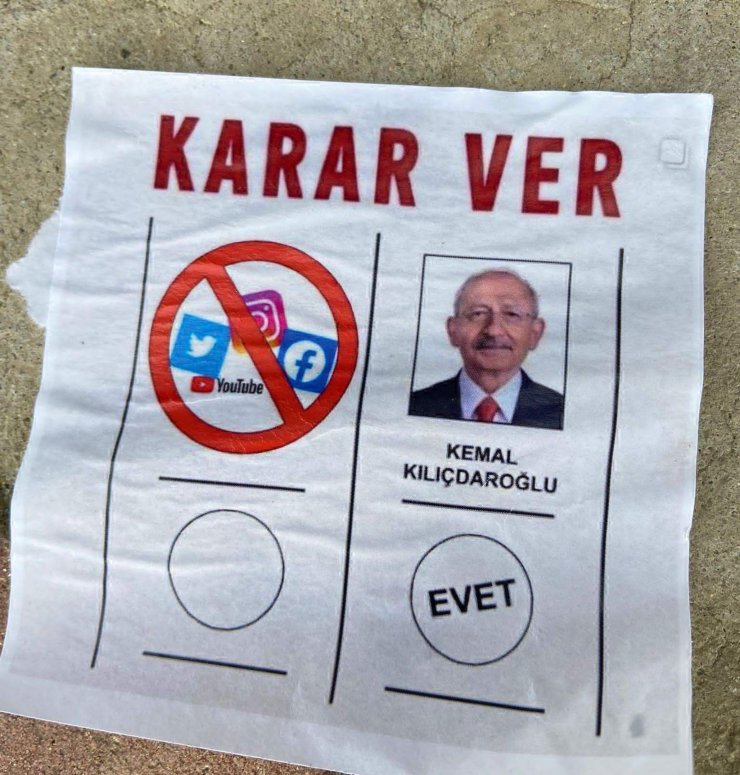 AK Parti'den Marmaraereğlisi'nde asılan broşürler için suç duyurusu