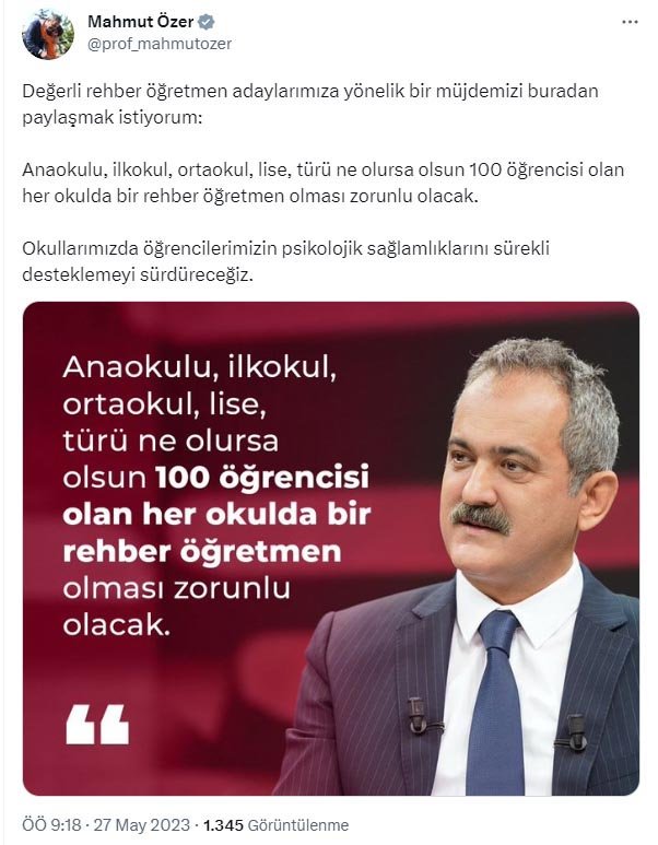 Bakan Özer'den açıklama! Okullarda yeni zorunluluk