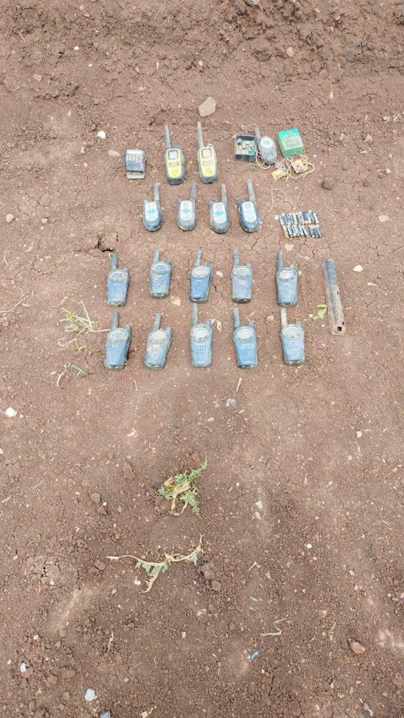 PKK'nın telsizleri ele geçirildi