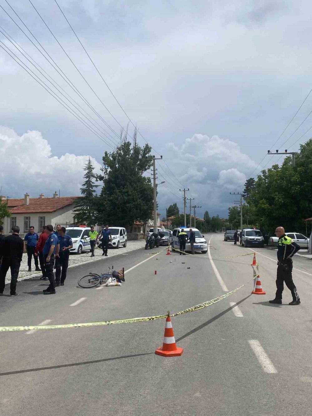 Konya'da bisikletiyle giden şahısa silahlı saldırı