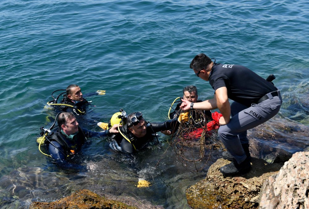 Deniz dibinden bakın ne çıktı