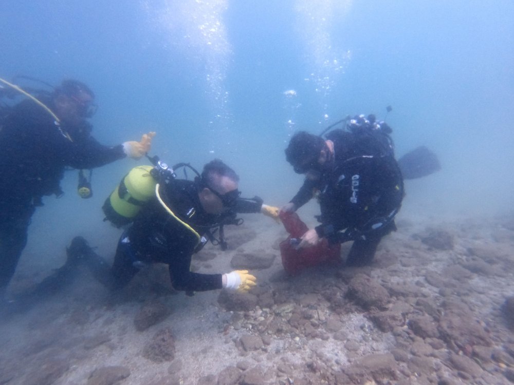 Deniz dibinden bakın ne çıktı