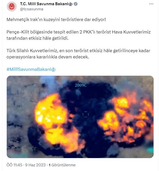 Mehmetçik Irak’ın kuzeyini teröristlere dar ediyor!