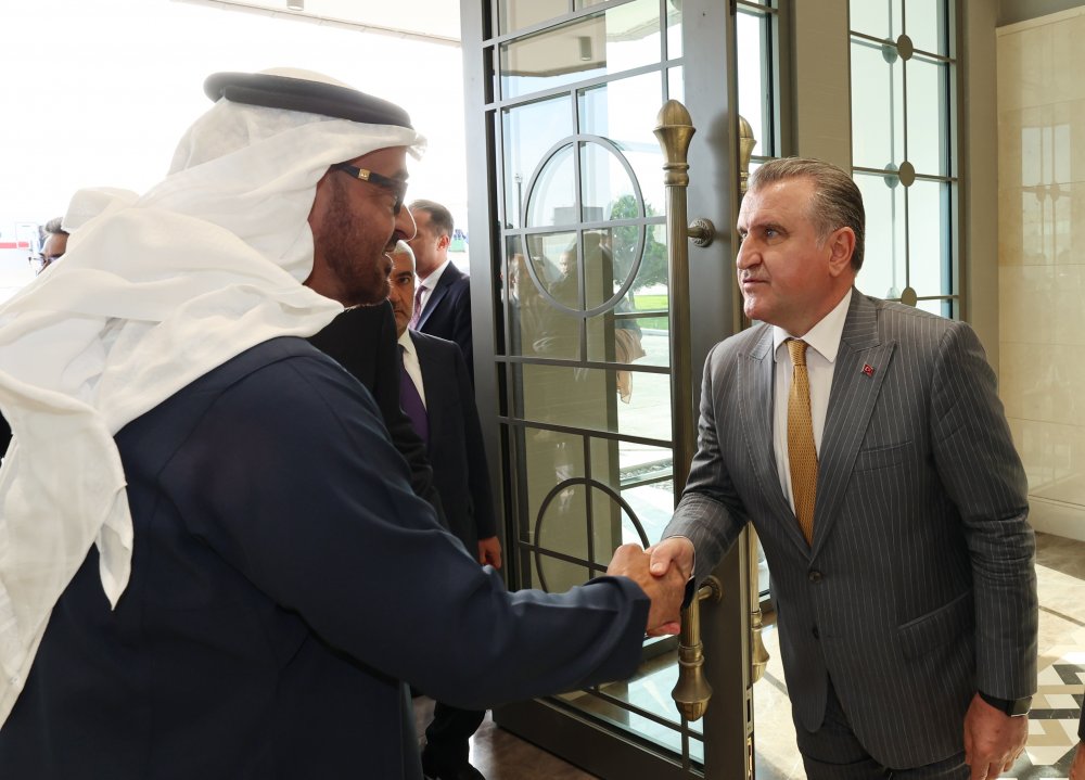 Cumhurbaşkanı Erdoğan BAE Devlet Başkanı ile görüştü