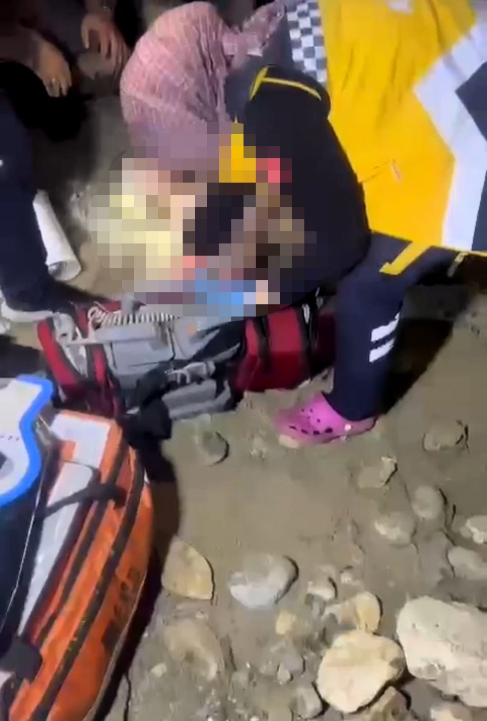 70 kilometre mesafede sağ bulundu