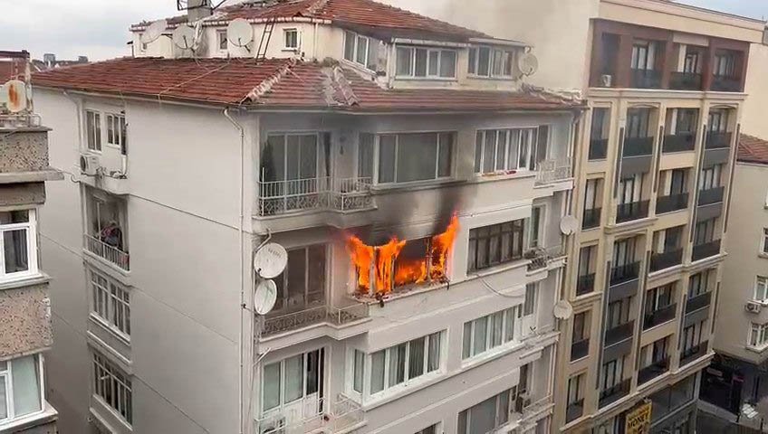 Alevlerle uyandılar