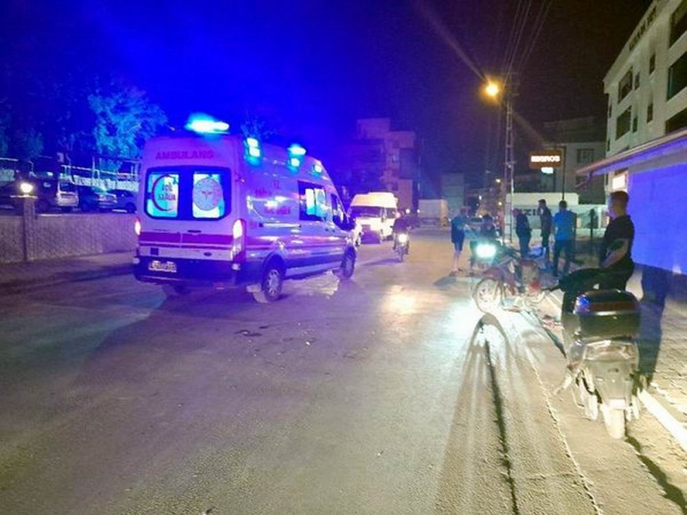 Konya'da motosikletten düşen genç hastanelik oldu