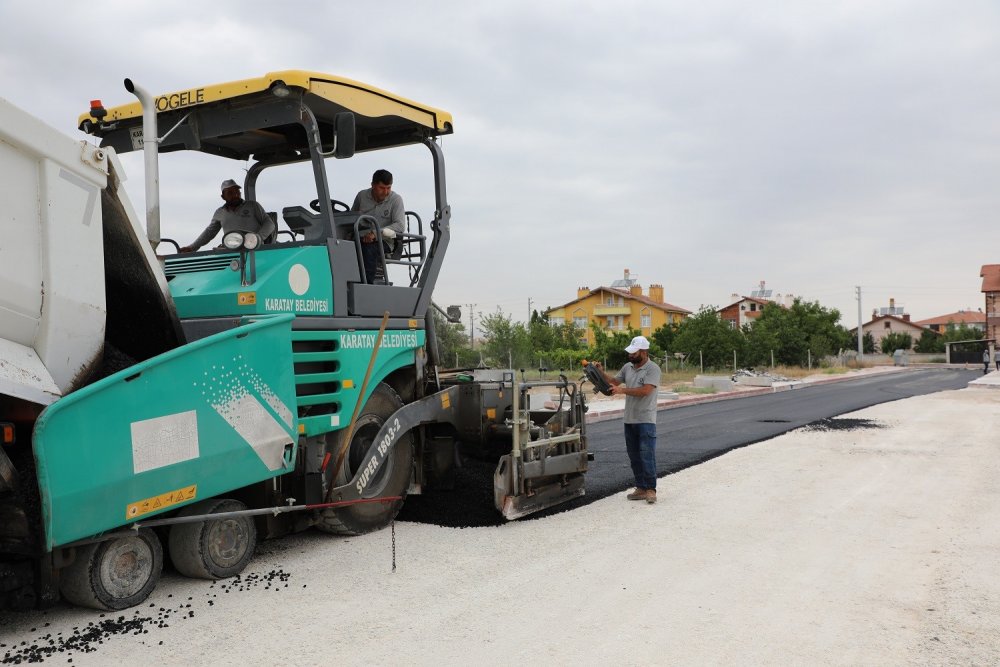 Konya'nın merkez ilçesinde yollar yenileniyor