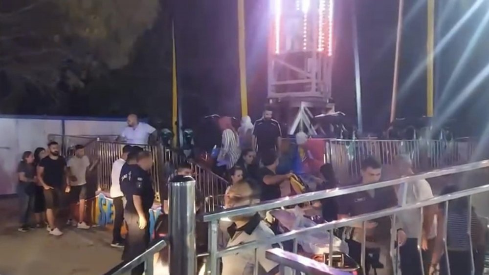 Lunaparktaki feci kazanın görüntüleri!