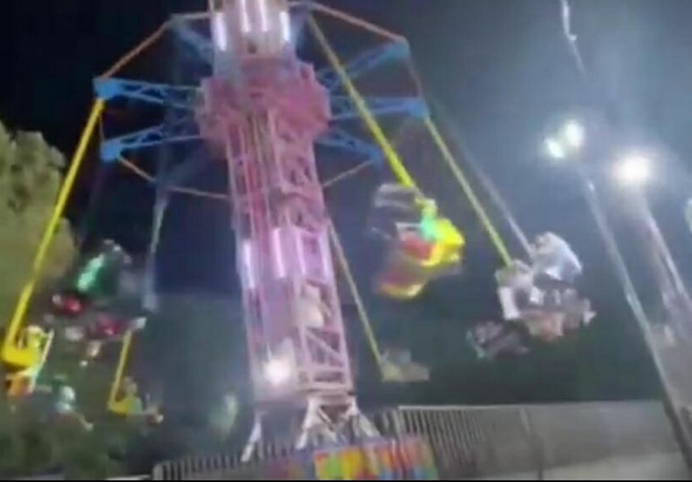 Lunaparktaki feci kazanın görüntüleri!