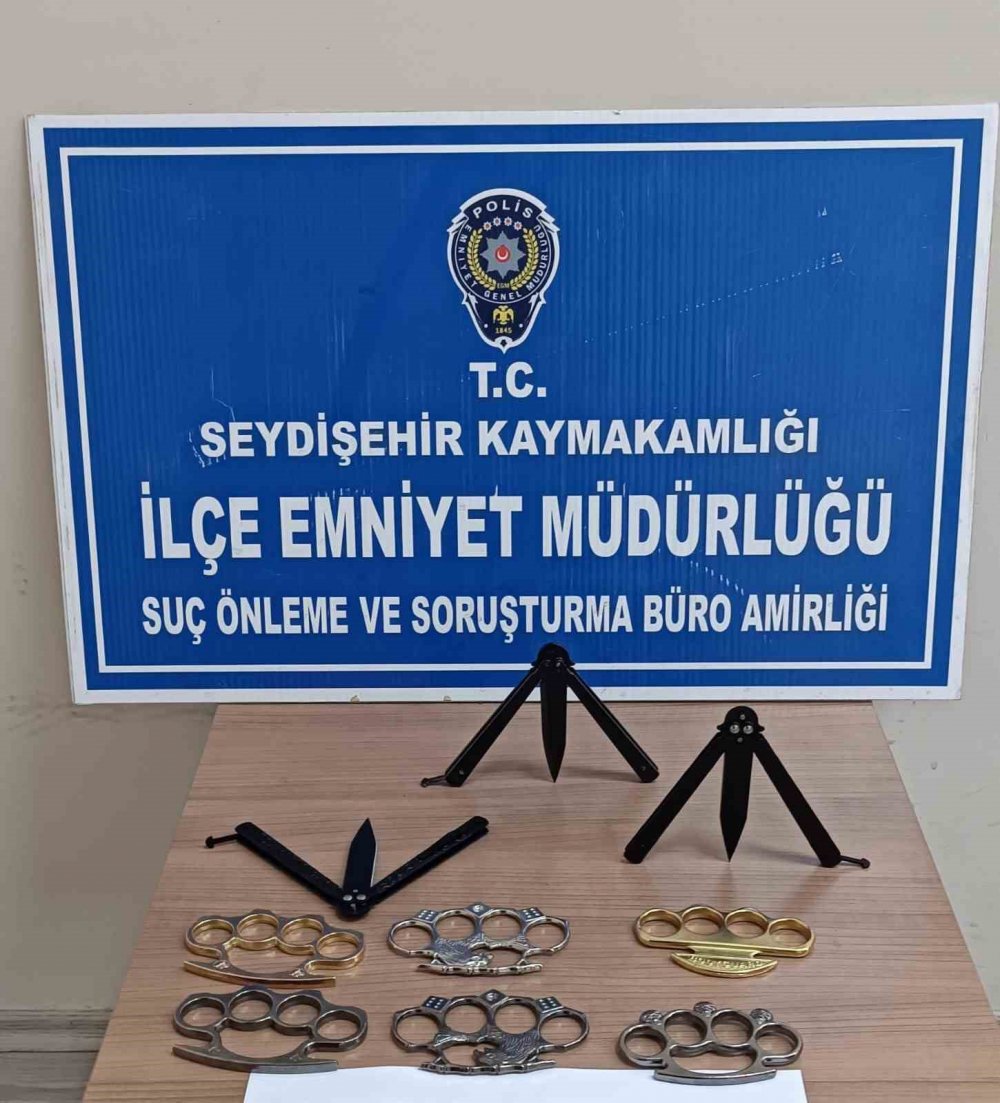 Konya'da halk pazarında asayiş denetimleri