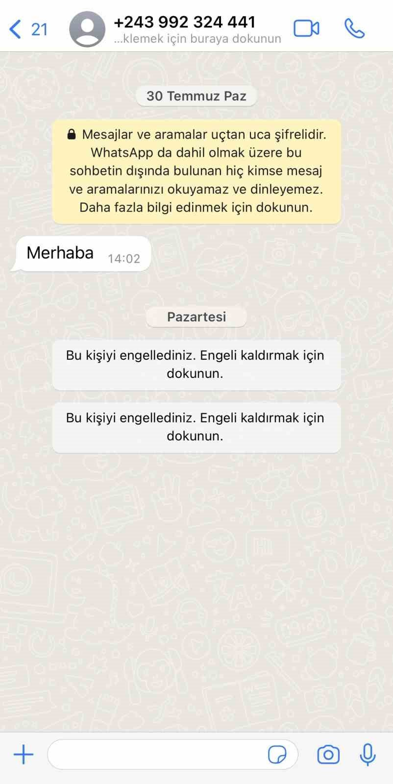 WhatsApp’tan gelen yurt dışı aramalara ve mesajlara dikkat!