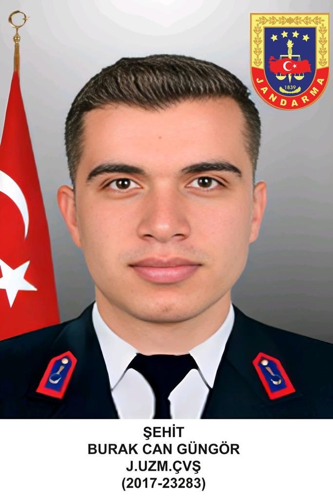 Eğitimde fenalaşmıştı! Jandarma Uzman Çavuş Burakcan Güngör oldu