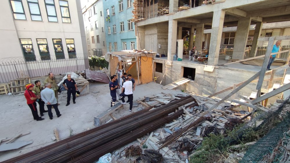 İnşaat boşluğunda feci ölüm