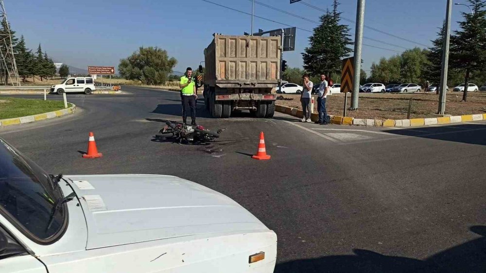Konya'da motosiklet sürücüsü öldü