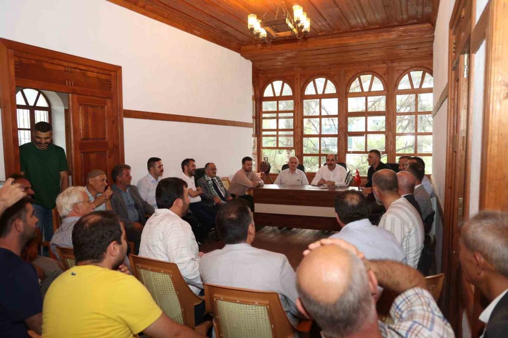 Başkan Altay dayanışma programına katıldı: Burada, üreten kahraman insanlar var