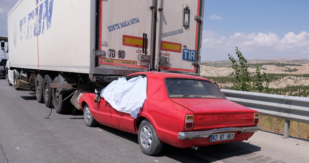 Konya'da ölümlü trafik kazası!