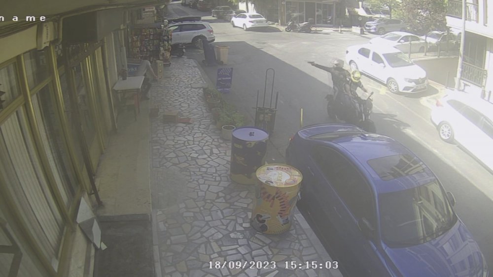 Market önünde silahlı saldırı