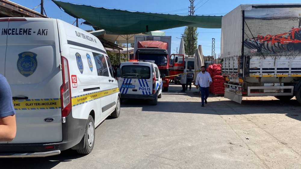 Konya'da kamyonun altında kalan 27 yaşındaki Hamza hayatını kaybetti