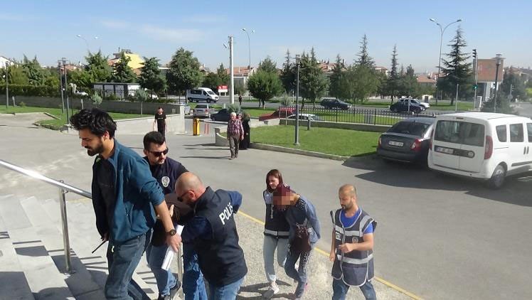 Konya'da otomobil hırsızı kameraları görünce kayınbabasına seslendi!