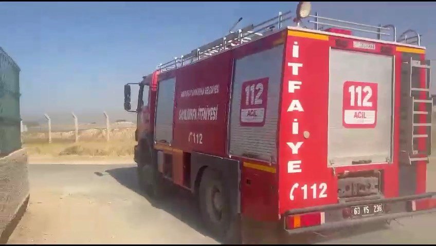 Mısır tarlasına havan mermisi düştü