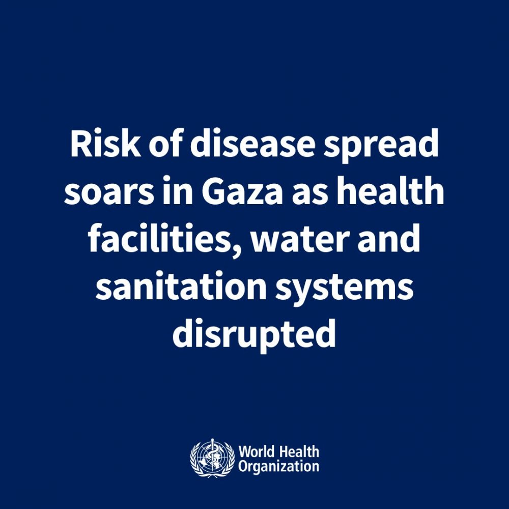 DSÖ’den Gazze için salgın uyarısı