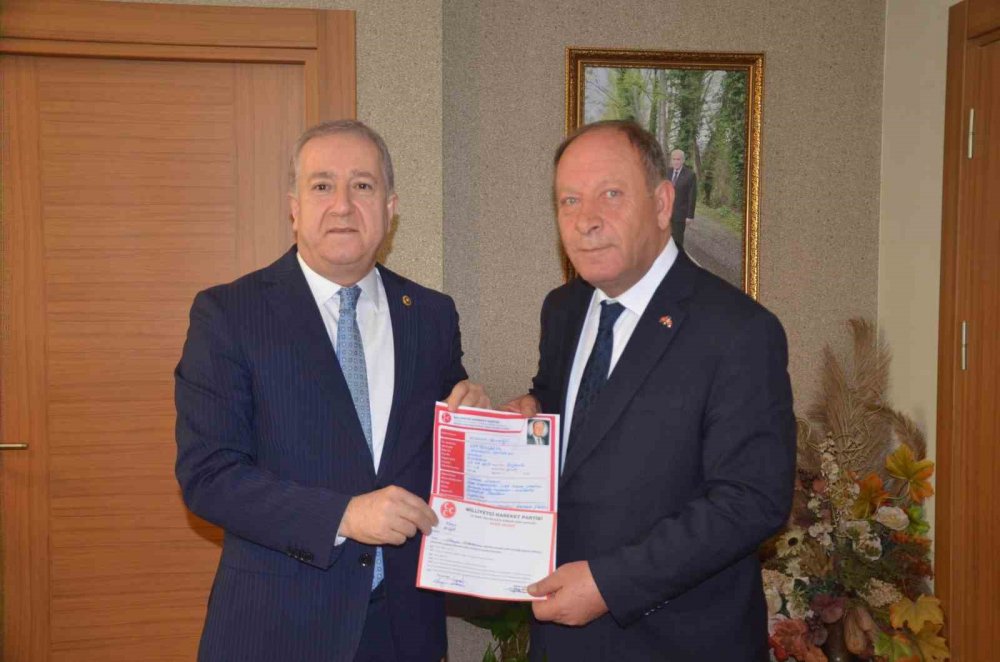 Konya Ereğli Belediye Başkanı Hüseyin Oprukçu adaylık başvurusunu yaptı