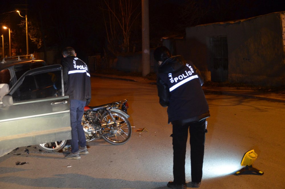 Konya'da otomobille motosiklet çarpıştı! 1 yaralı
