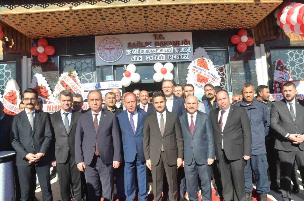 Konya Ereğli'de Aile Sağlığı Merkezi açıldı