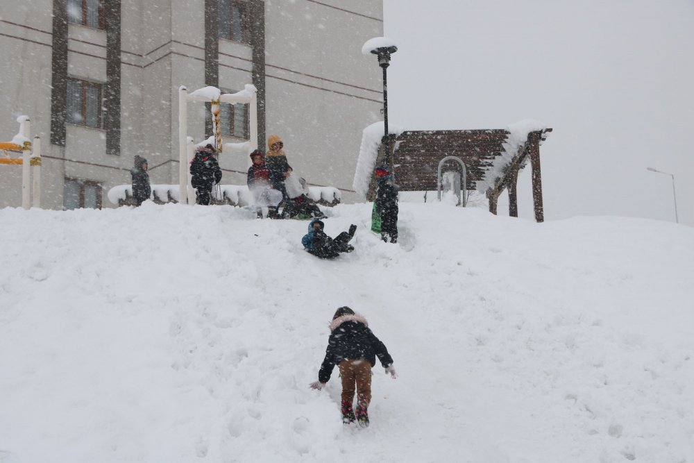 Hakkari'de 34 yerleşim yerinin yolu kardan kapandı