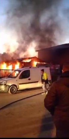 İşçilerin kaldığı konteynerda yangın: 3 ölü