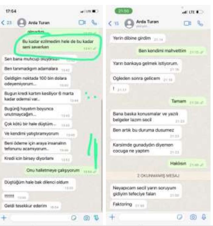 Seçil Erzan'ın ikinci telefonuna ait bilirkişi raporu ortaya çıktı