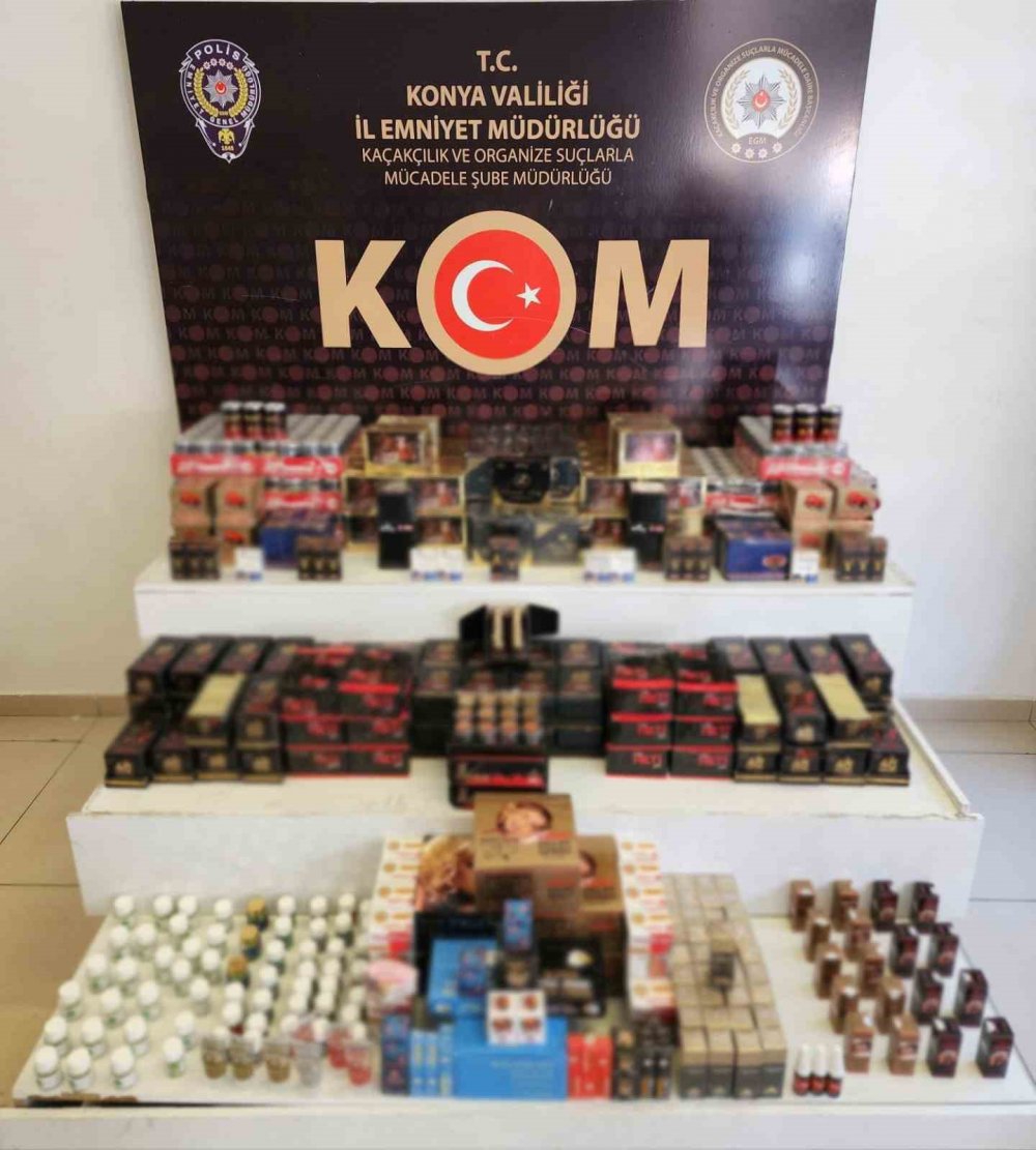 Konya’da kaçakçılığa geçit yok: 12 gözaltı