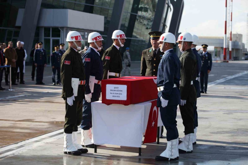 Şehit Uzman Çavuş Güven’in cenazesi Konya'da memleketine uğurlandı
